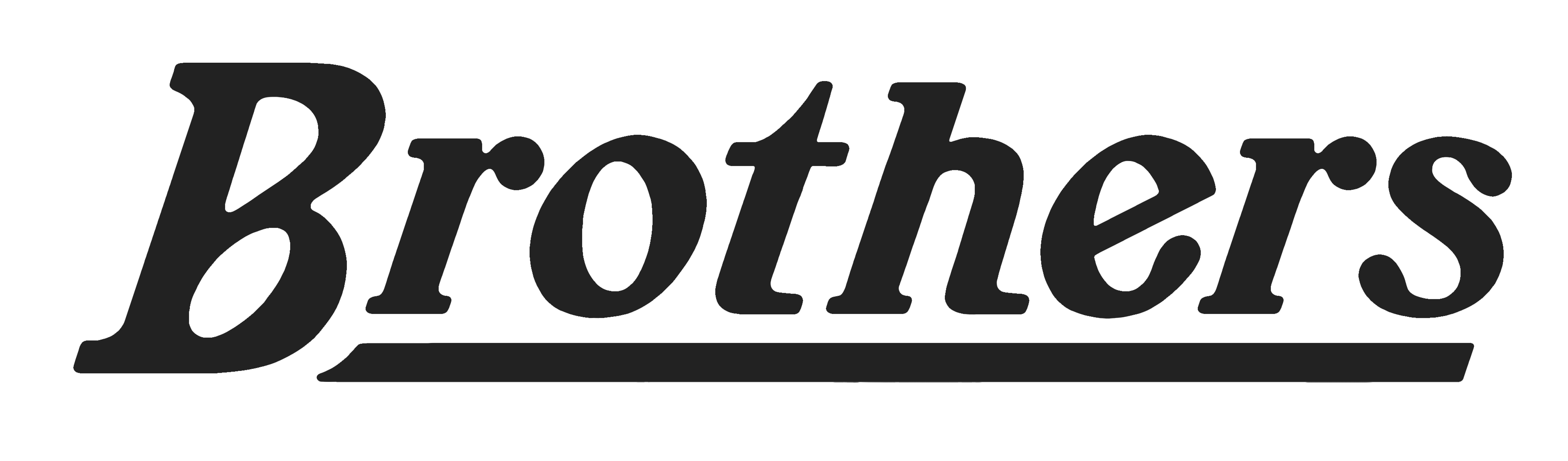 hand-drawn logo for brothers design co